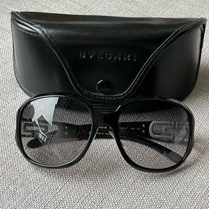 Authentic Bvlgari (Bulgari) sunglasses with swarovski crystals